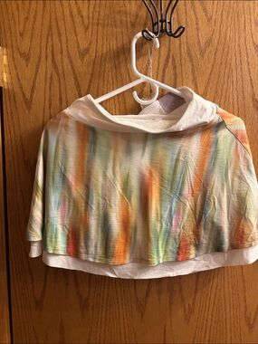 CALIA by Carrie Underwood Multicolor Striped Mini Skirt w built in underwear